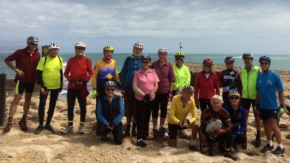 All of us. This photo was taken near the Robe Obelisk by a passer by.