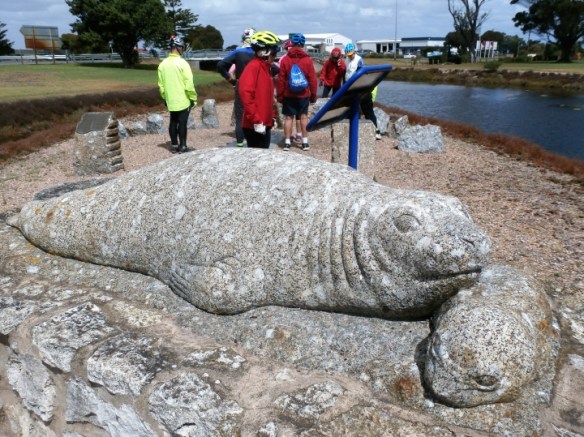 After returning from Cape Jaffa, we inspected the Kingston Analematic Sundial and Sculpture Park. Photo Taken by Paul.