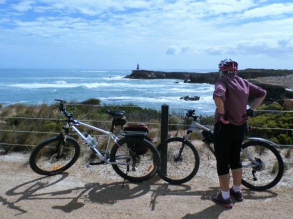 We continued along a shared path and had another view of the Robe Obelisk. Photo taken by Paul