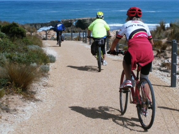 Then it was off again, with more coastal scenery. Photo taken by Paul.