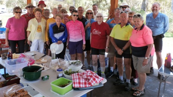 Some of the Merry Christmas riders